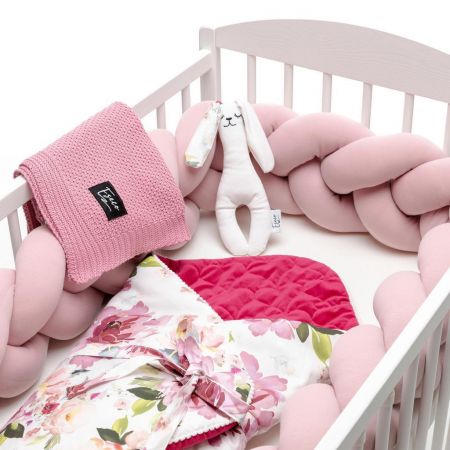 Eseco Pletený mantinel 360 cm Pink