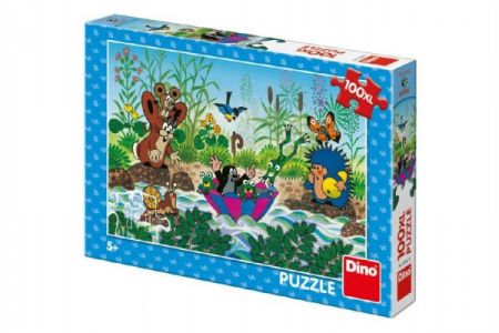 Dino Puzzle Krtek Krtečkova plavba 100 dílků XL 