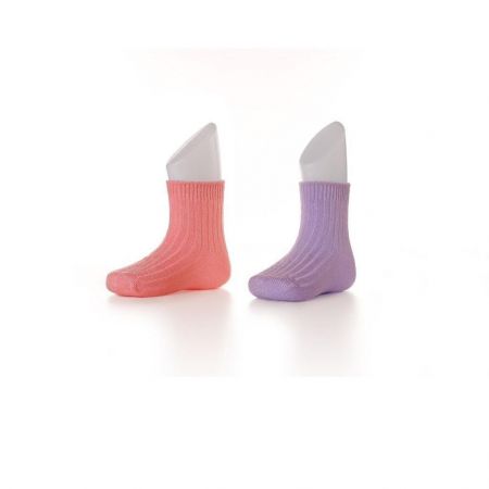 Kikko Bambusové ponožky Pastels For girls 2 páry vel. 24-36 měsíců