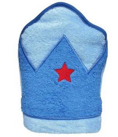Playgro - Dětská osuška s kapucí  Modrá