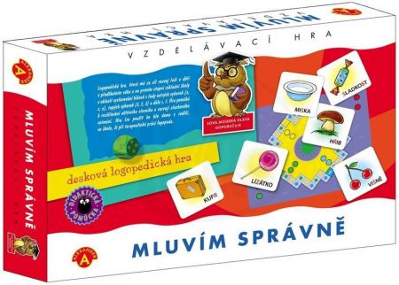 Alexander Mluvím správně společenská hra v krabici 