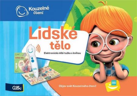 Elektronická Albi tužka s knihou Lidské tělo