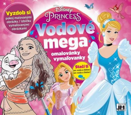 Jiri Models Vodové mega omalovánky - Disney Princezny