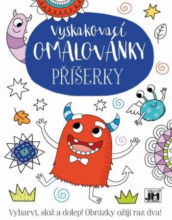 Jiri Models Vyskakovací omalovánky - Příšerky