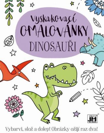 Jiri Models Vyskakovací omalovánky - Dinosauři