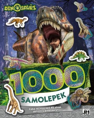 Jiri Models 1000 samolepek s aktivitami - Dinosauři