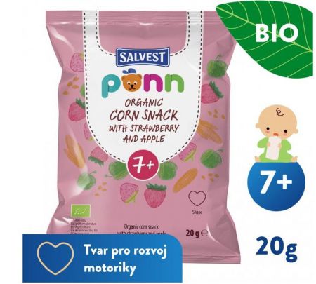 Salvest Ponn BIO Jahodové křupky (20 g)