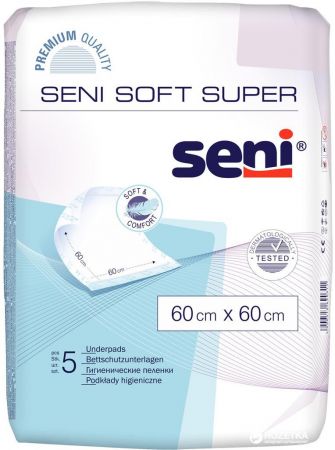 Seni Jednorázové přebalovací podložky Soft 60 x 60 5 ks