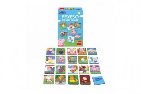 Dino Pexeso Prasátko Peppa/Peppa Pig 48 pevných kartiček 