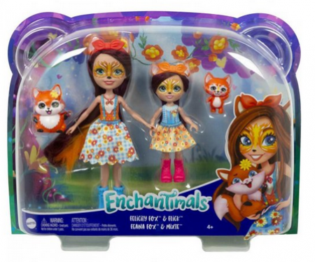 Mattel Enchantimals panenka a sestřička Felicity Fox + Flick
