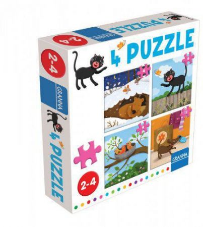 Granna 4 puzzle Kočka