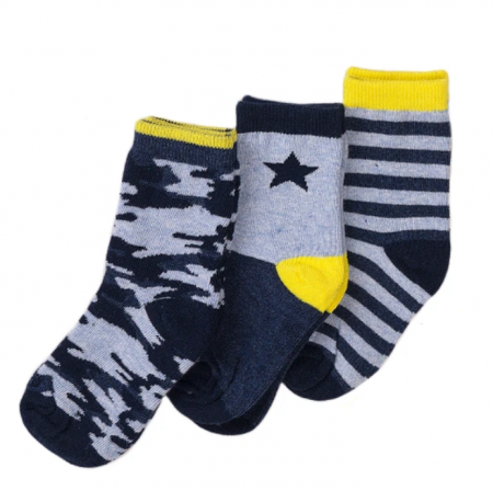 Minoti Ponožky chlapecké 3pack, Minoti, tb sock 36, kluk Vel. 110/116