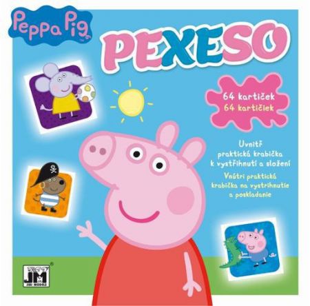 Jiri Models Pexeso v sešitu - Prasátko Peppa