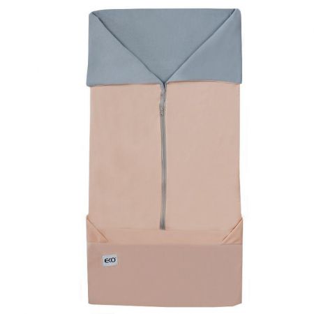 EKO Uni Fusak Velvet + Bavlna Meruňkovo/šedý