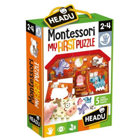 Headu HEADU: Montessori Moje první puzzle - Farma