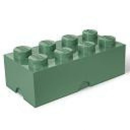 LEGO úložný box 8 Army zelená