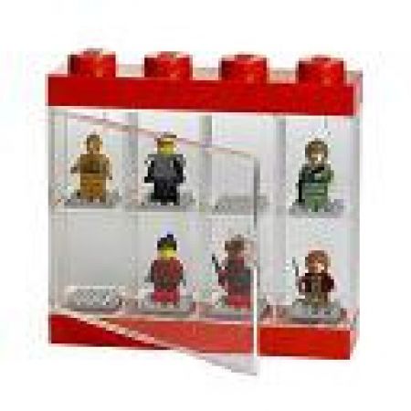 Sběratelská skříňka na 8 minifigurek LEGO Červená