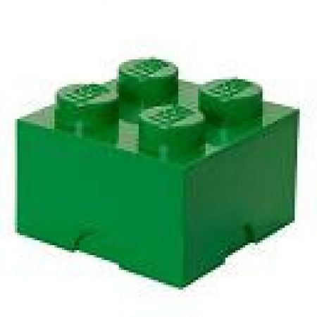 LEGO úložný box 4 Tmavě zelená