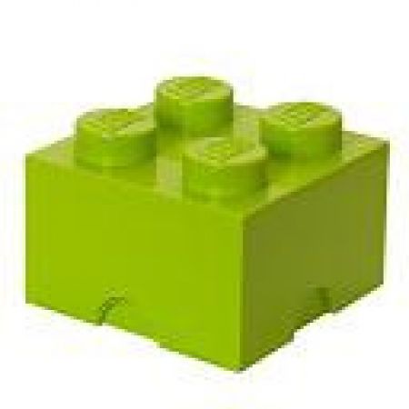 LEGO úložný box 4 Světle zelená