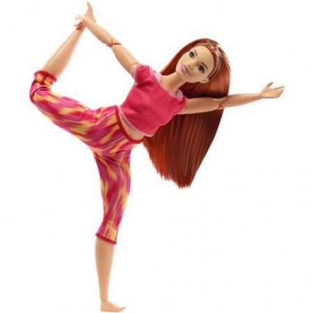 Mattel Barbie V pohybu FTG80 Zrzka v růžovém