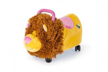 Teddies Odrážedlo Funny Wheels Rider Ride-On lvíček 50 cm plyšový růžový