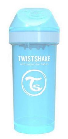 Twistshake Láhev pro děti  360 ml 12 m+  Pastelově modrá