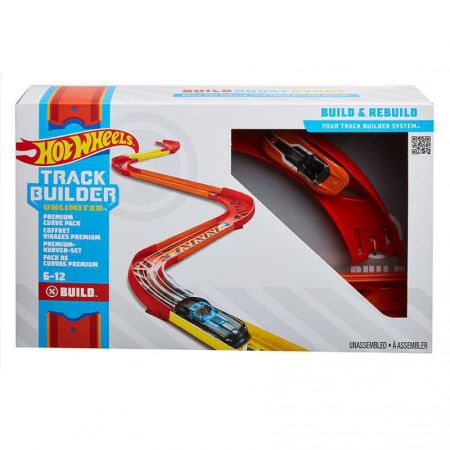 Mattel Hot Wheels Track builder set pro stavitele GLC87 Premium curve pack