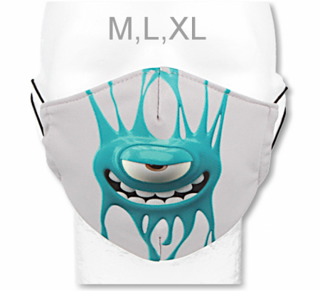 RDX Funkční designová rouška z materiálu Coolmax  - SLIZ Pro dospělé