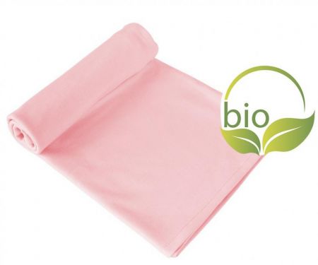 ByBoom Dětská deka 70x100 cm - BIO bavlna Růžová