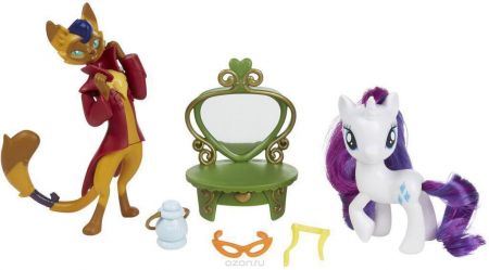 Hasbro My Little Pony Set 2 poníků + doplňky Rarity+ Dapperpaws