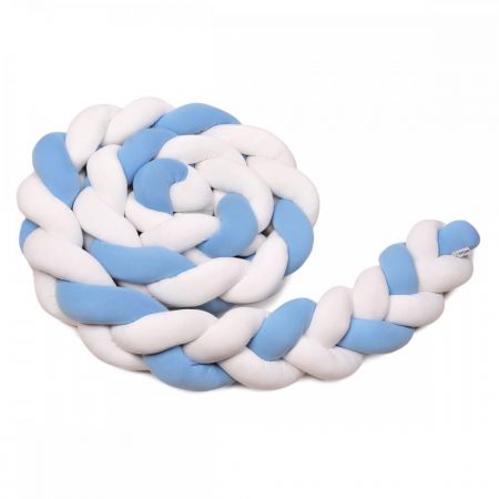 T-tomi Pletený mantinel 180 cm White + Blue
