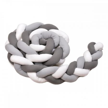 T-tomi Pletený mantinel 360 cm White + Grey + Antracit