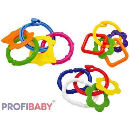 Profibaby Kousátka tvary plastové 10cm 0m+