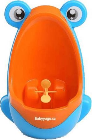 Baby Yuga Dětský pisoár žába Oranžovo - modrý