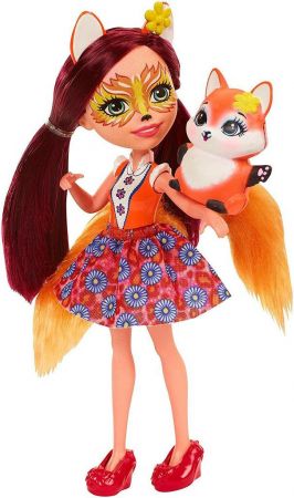 Mattel Enchantimals Panenka a zvířátko DVH87 Felicity Fox