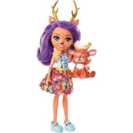 Mattel Enchantimals Panenka a zvířátko DVH87 Danessa Deer a Sprint