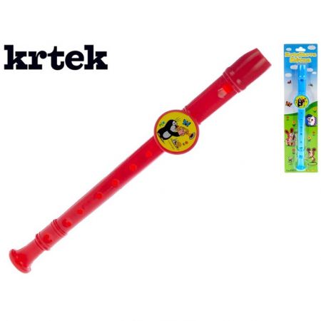 Wiky Flétna Krtek 33 cm Červená