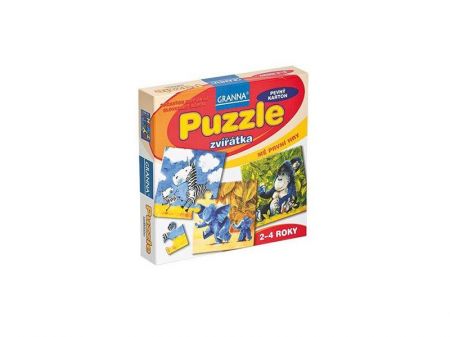 Granna PUZZLE zvířátka - 4 skládačky