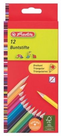 Herlitz Pastelky trojhranné 12 barev