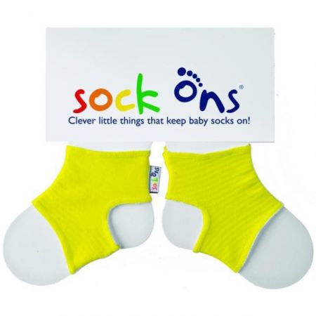 Kikko Sock ons - držák ponožek Žlutá 6-12m