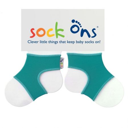 Kikko Sock ons - držák ponožek Turquoise 6-12m