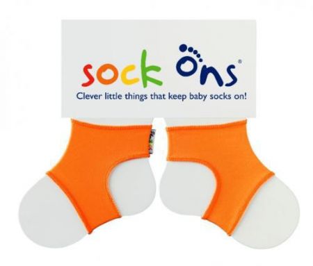 Kikko Sock ons - držák ponožek Oranžová 0-6m