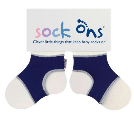 Kikko Sock ons - držák ponožek Navy modrá  0-6m