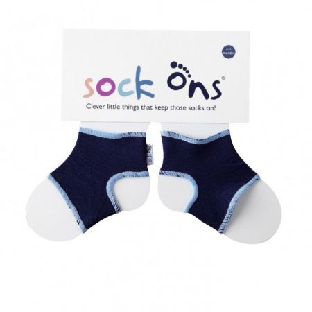 Kikko Sock ons - držák ponožek Navy 6-12m