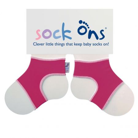 Kikko Sock ons - držák ponožek Fuchsie 6-12m