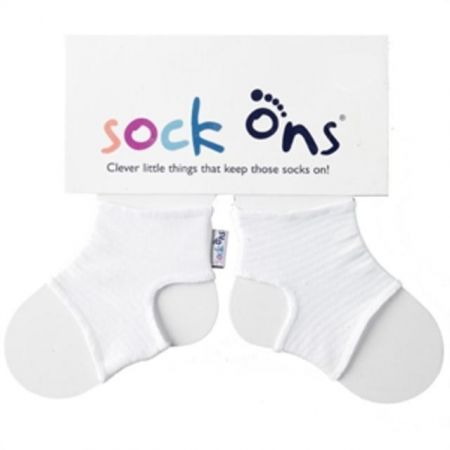 Kikko Sock ons - držák ponožek Bílá 6-12m