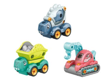 WIKY - Auto šroubovací stavební Dinosaurus 12cm, Mix produktů