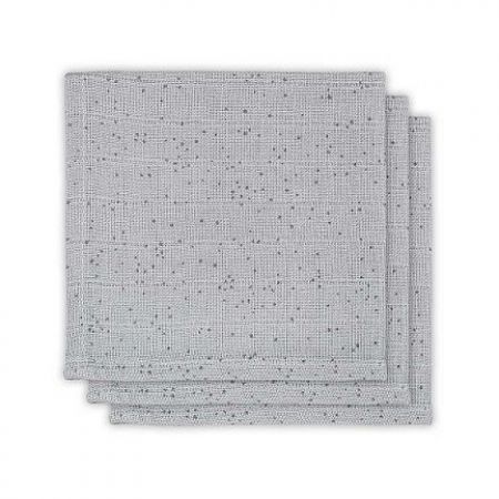 Jollein ručníček 31x31cm-Mini dots mist grey