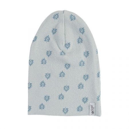 Lodger Beanie Print Rib čepice-Ice Flow 6-12m