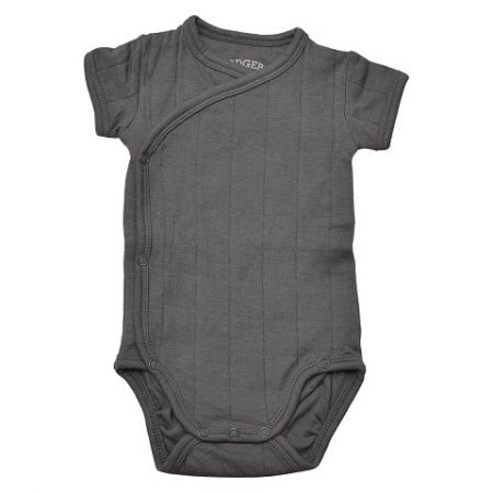 Lodger Romper Solid Short Sleeves body-Carbon 68